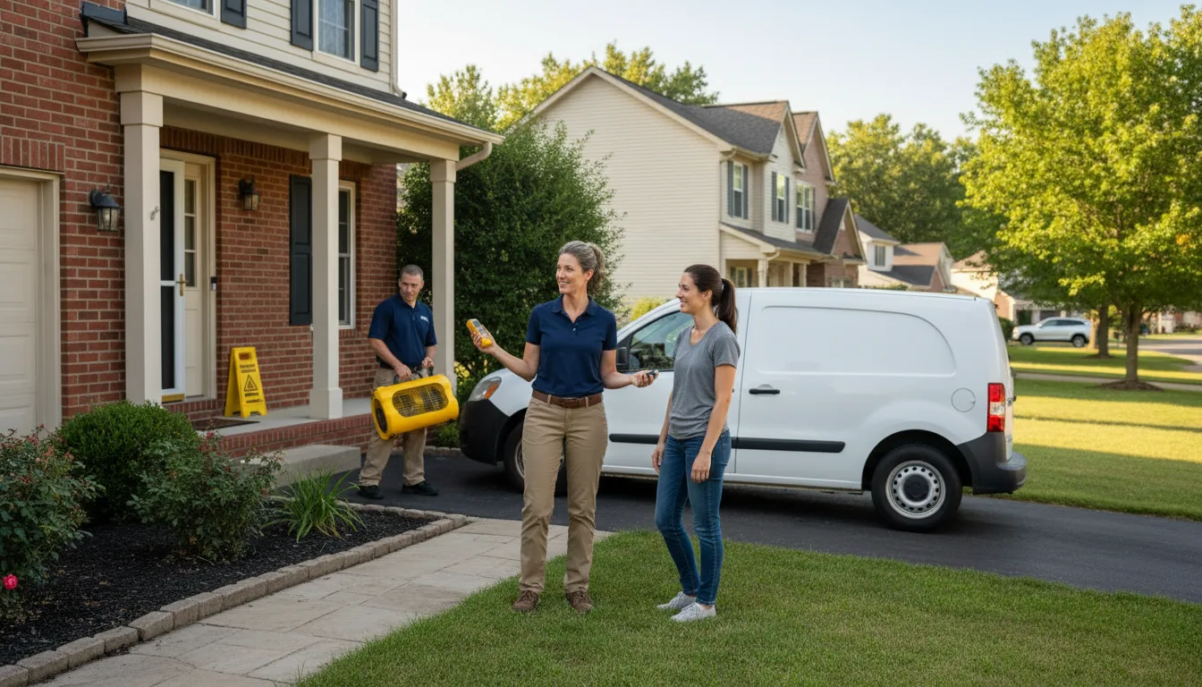 Water restoration image for Flood Water Cleanup, Removal And Restoration Services in Canton, MA